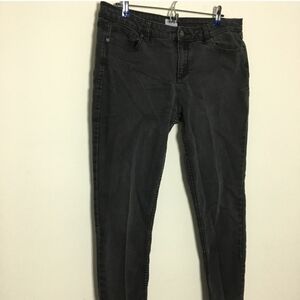 Liz Claiborne Classic Skinny Fit 14 Black Jeans